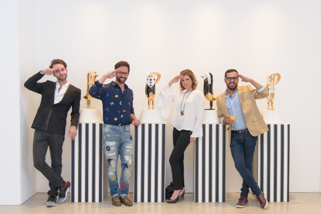 3-Stefano Cavoli, Jorge Brown, Liz Bernal y Paul Alfonso